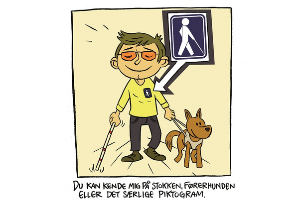 Foererhunde paa arbejde   Dansk Blindesamfund