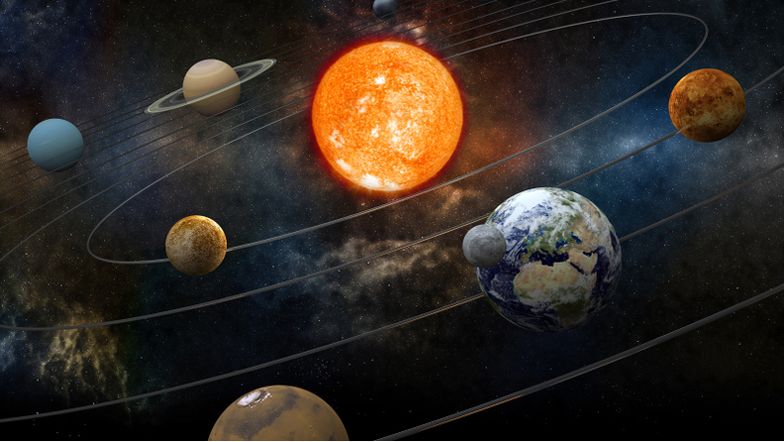 Jorden i solsystemet